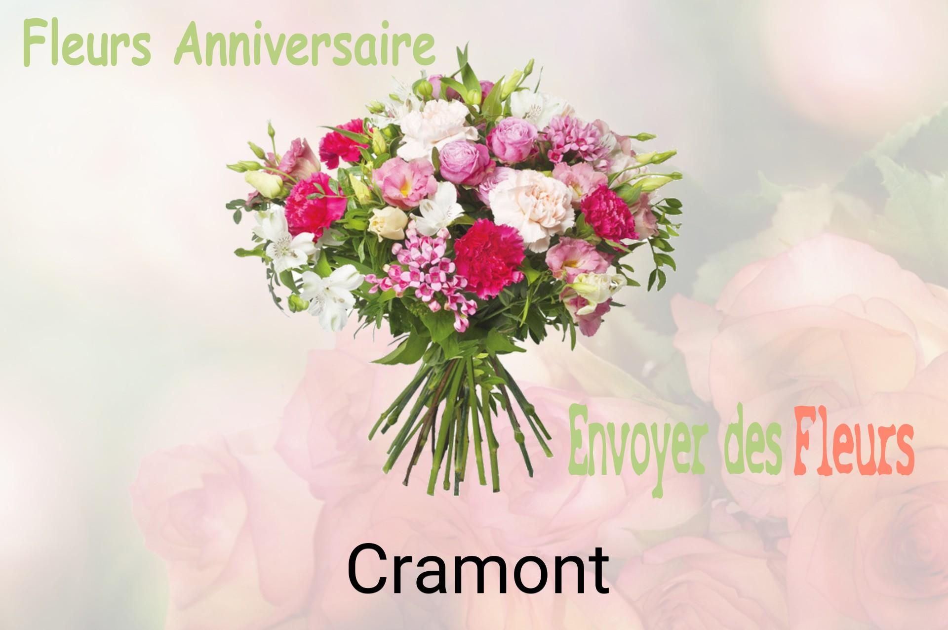 Bouquet de fleurs d’anniversaire livré à Cramont